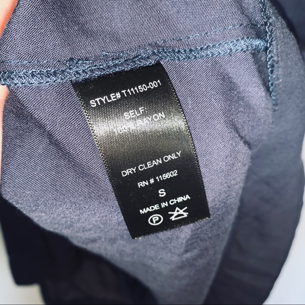 Lush | Tunic Button Down Collared Sleeveless Blue… - image 5